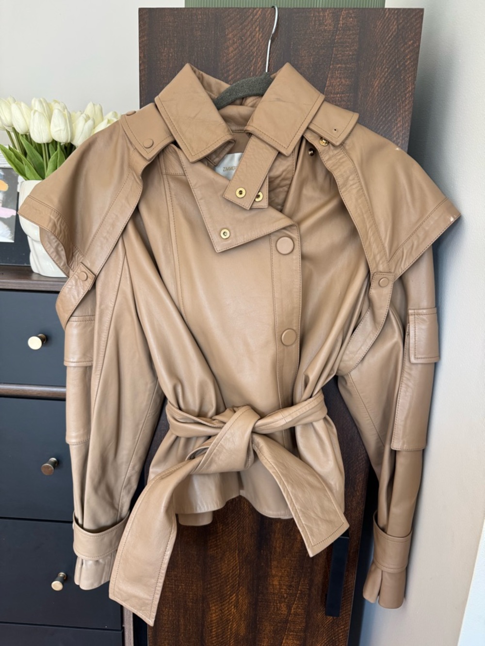 Zimmermann 100% Genuine Leather Stunning jacket - Picture 3 of 15